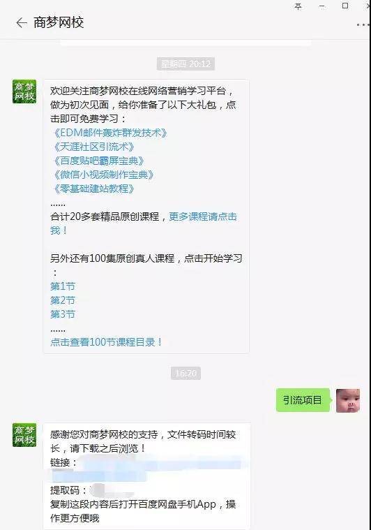 网络营销引流项目